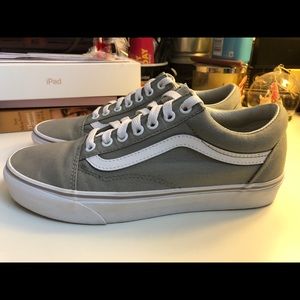Vans Old Skool - size 9 women’s, 7.5 men’s, gray